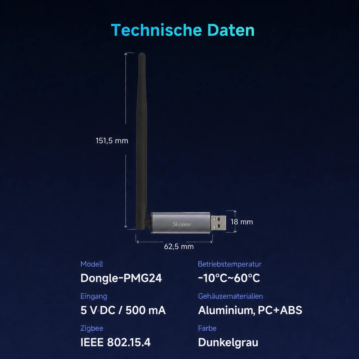 Sonoff Dongle Plus MG24 | USB-Dongle Zigbee/Thread