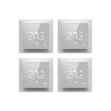 Smart Raumthermostat für elektrische Fußbodenheizung 4er-Set