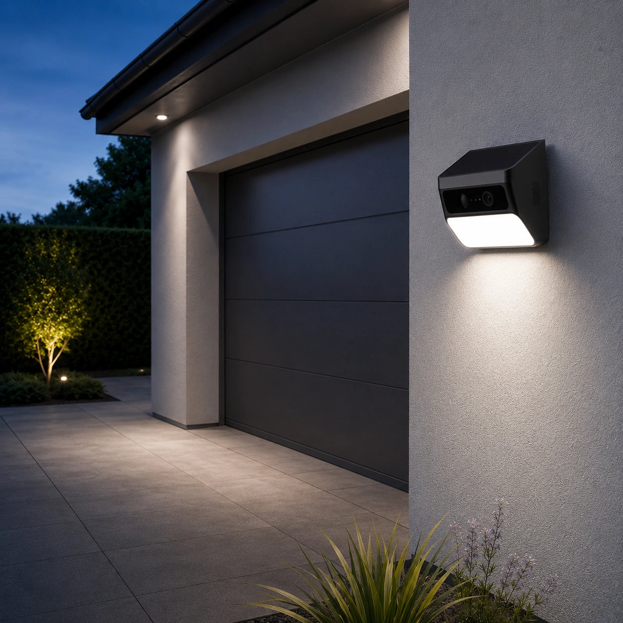 SIRO Smart Solar Wall Light with Camera and Motion Detector