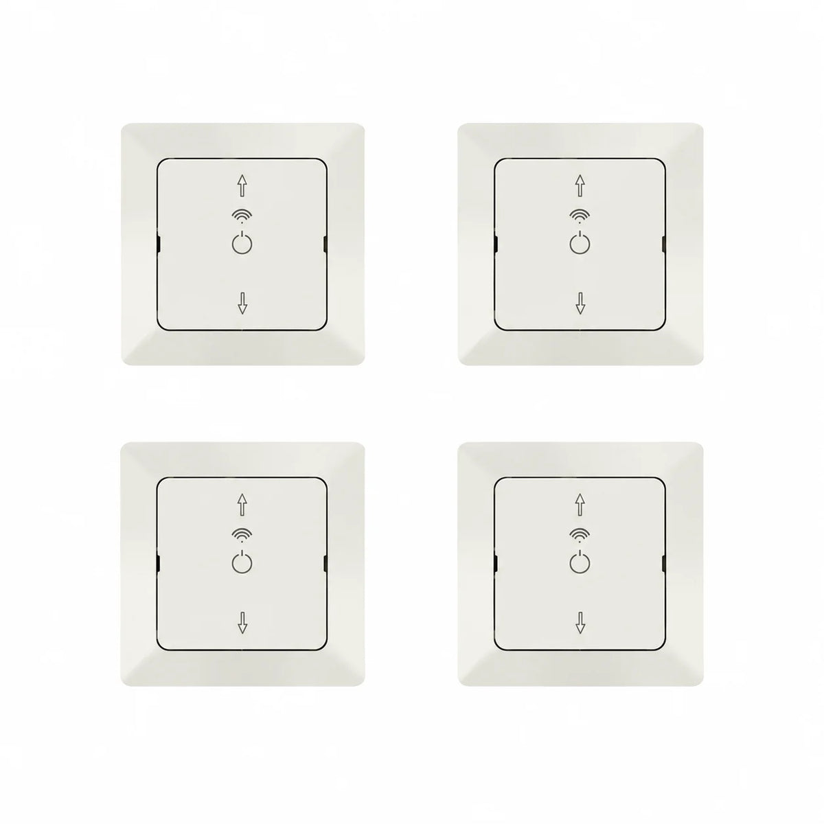 Roller Shutter Switch Merkur Value Pack Pure White