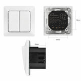 Smart 2-Kanal Lichtschalter Einsatz