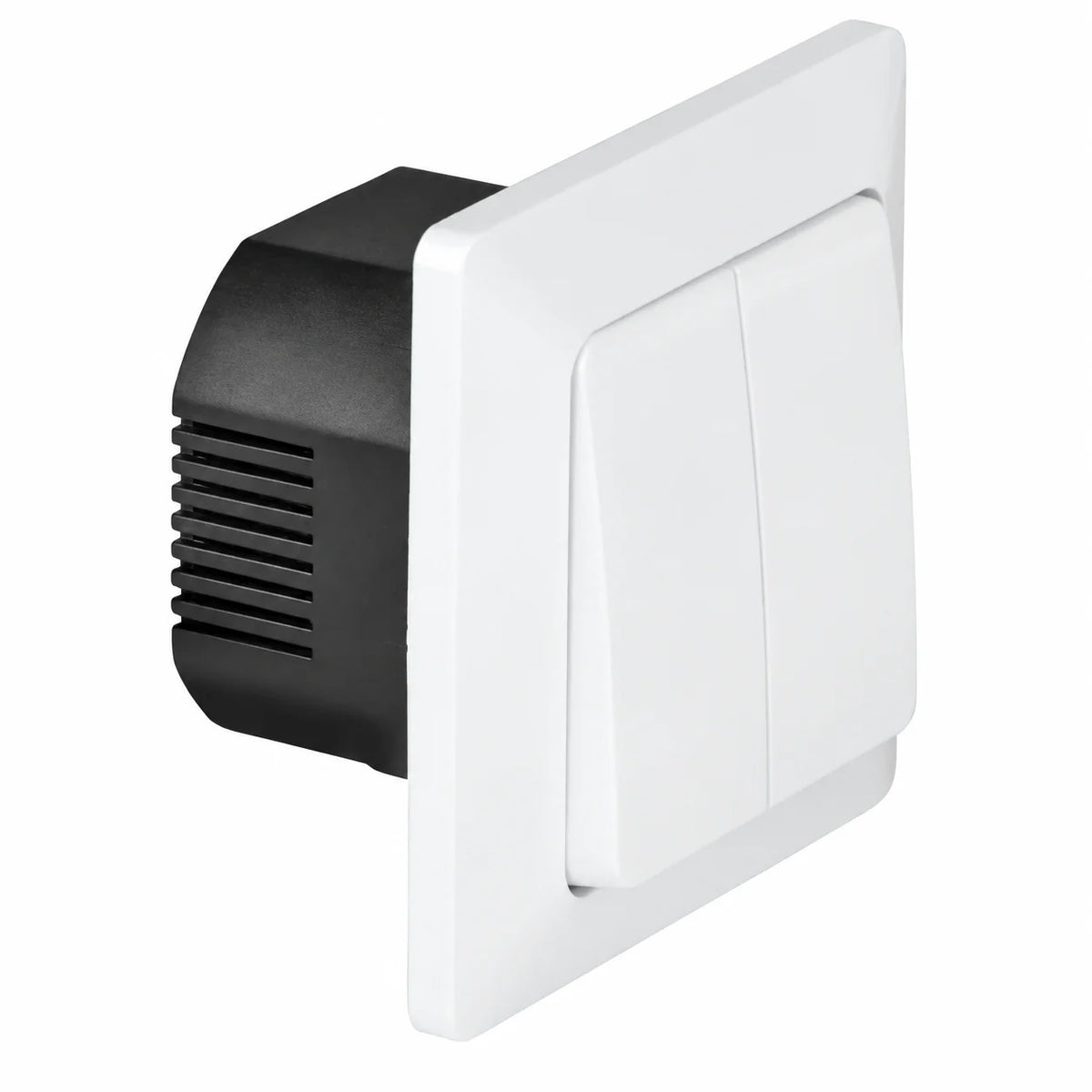 2-Channel Light Switch Merkur Pure White