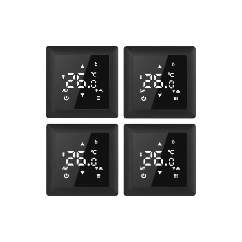 Raumthermostat SL06116W schwarz 4er Vorteilspaket