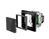 SIRO Smart 2-channel light switch Venus black