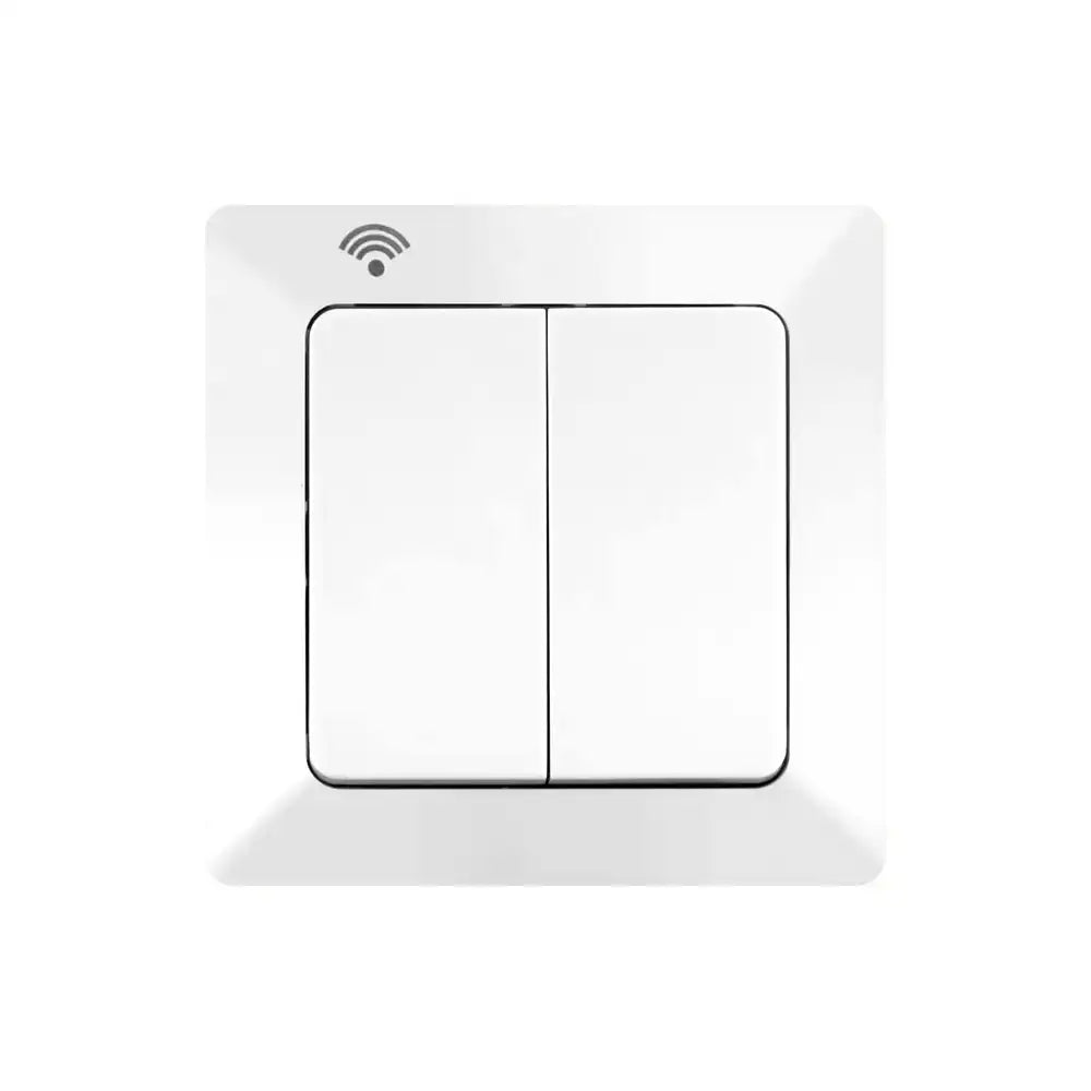 SIRO Smart 2 Kanal Lichtschalter Merkur Ultraweiß