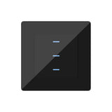 SIRO Smart 3-channel light switch Venus black