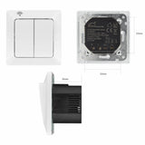 SIRO Smart 2-Kanal Lichtschalter Einsatz