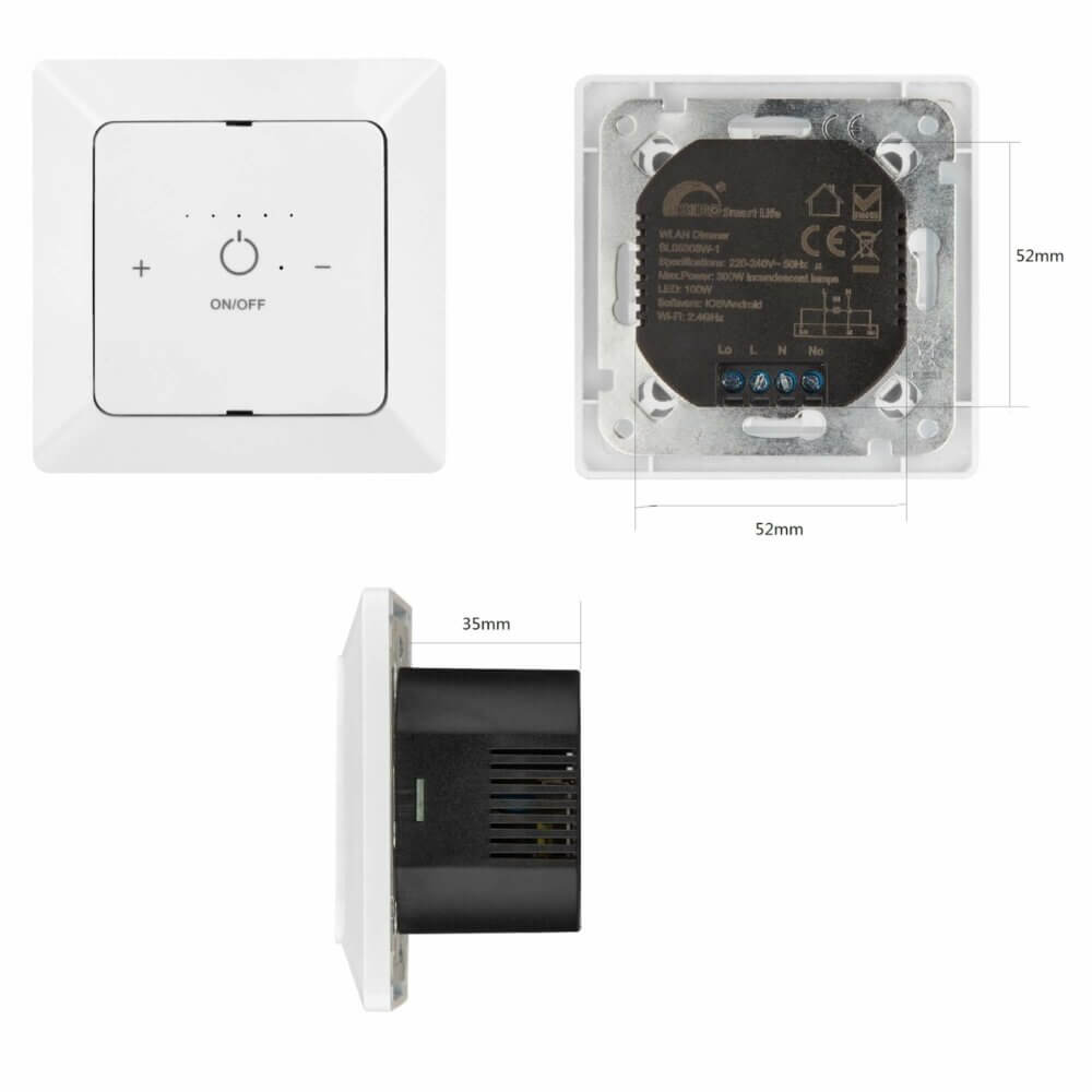 SIRO Smart Dimmbarer Lichtschalter Merkur